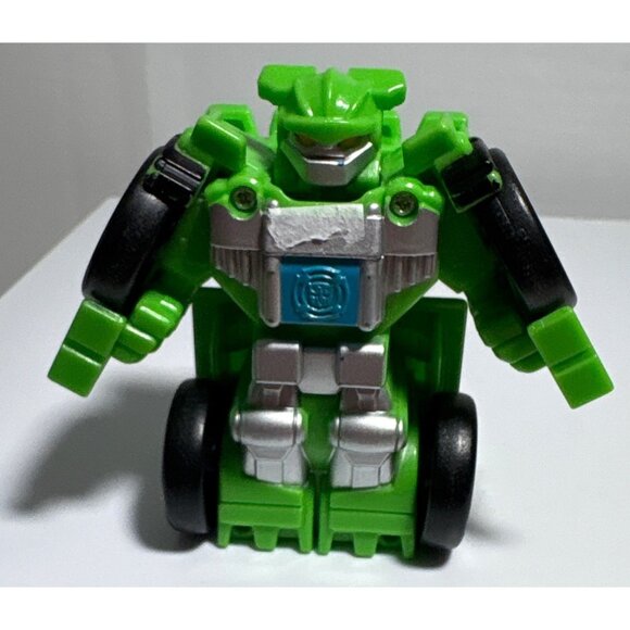Transformer Rescue Bot Flip Racers Race Cars Bulldozer Mini Playskool - Picture 7 of 11